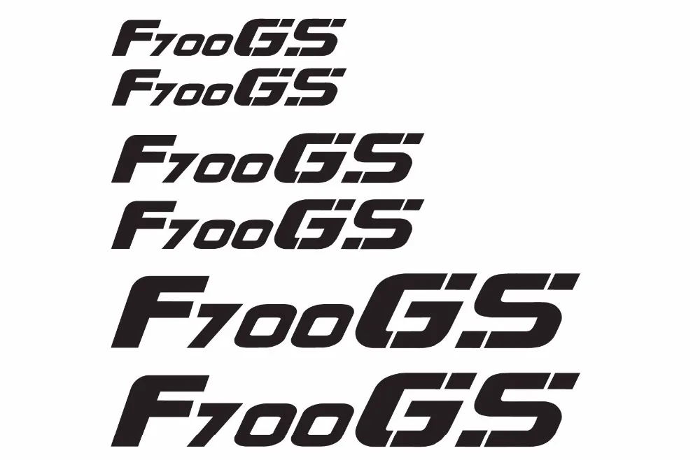 

GS Motorcycle Reflective Decals "F700 GS"