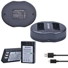 Аккумулятор Batmax на 1800 мА  ч с двумя USB-портами для Nikon EN-EL9 D40 D60 D40X D5000 D300 L15