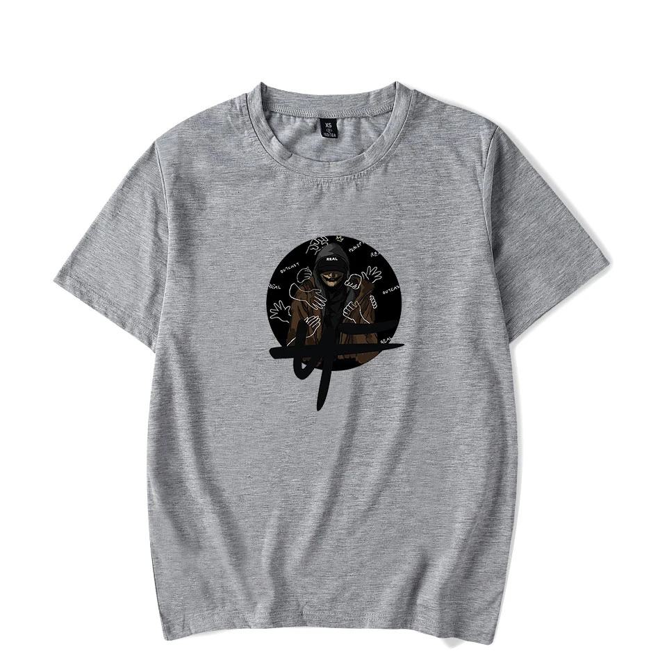 Модные серые футболки NF повседневные удобные популярные летние в стиле