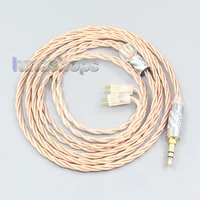 ln007165 silver plated occ shielding coaxial earphone cable for fitear to go 334 private c435 jaben f111 mh333 223 22