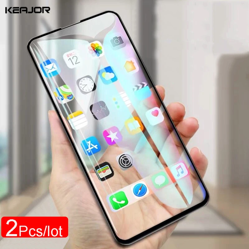 2 шт. Защита экрана для Huawei Y9s Honor 9x Китай закаленное стекло с полным покрытием