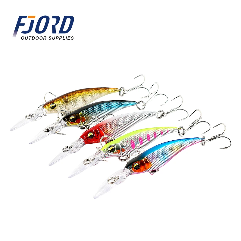 FJORD 2020 6 г длинный язык приманка воблер Minnow приманки заброса Тонущая рыболовные