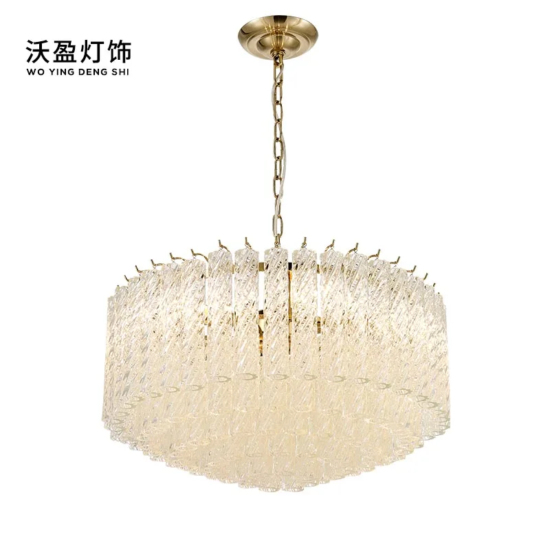 

Постмодернистская стеклянная хрустальная люстра, творческая, в скандинавском стиле, для роскошных отелей, вилл, гостиной, спальни, столовой...