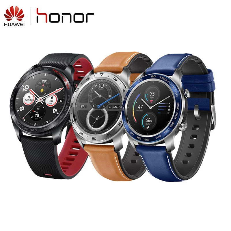 Смарт-часы huawei Honor Magic, фитнес-трекер с пульсометром для сна, бега, велоспорта, плавания, горного gps 1," AMOLED NFC Smartwatch