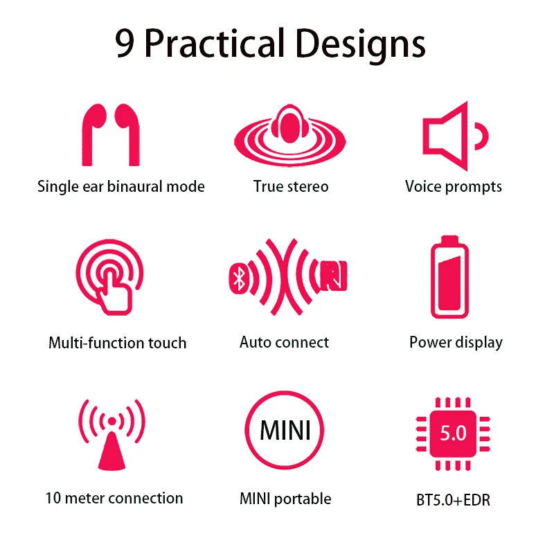 TWS pro Bluetooth наушники беспроводные с сенсорным ключом 5 0 спортивные стерео 2020 New J3 |