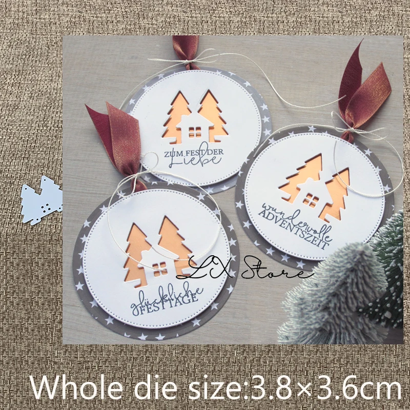 XLDesign ремесло металлическая вырубка трафарет Рождественская елка украшение дома