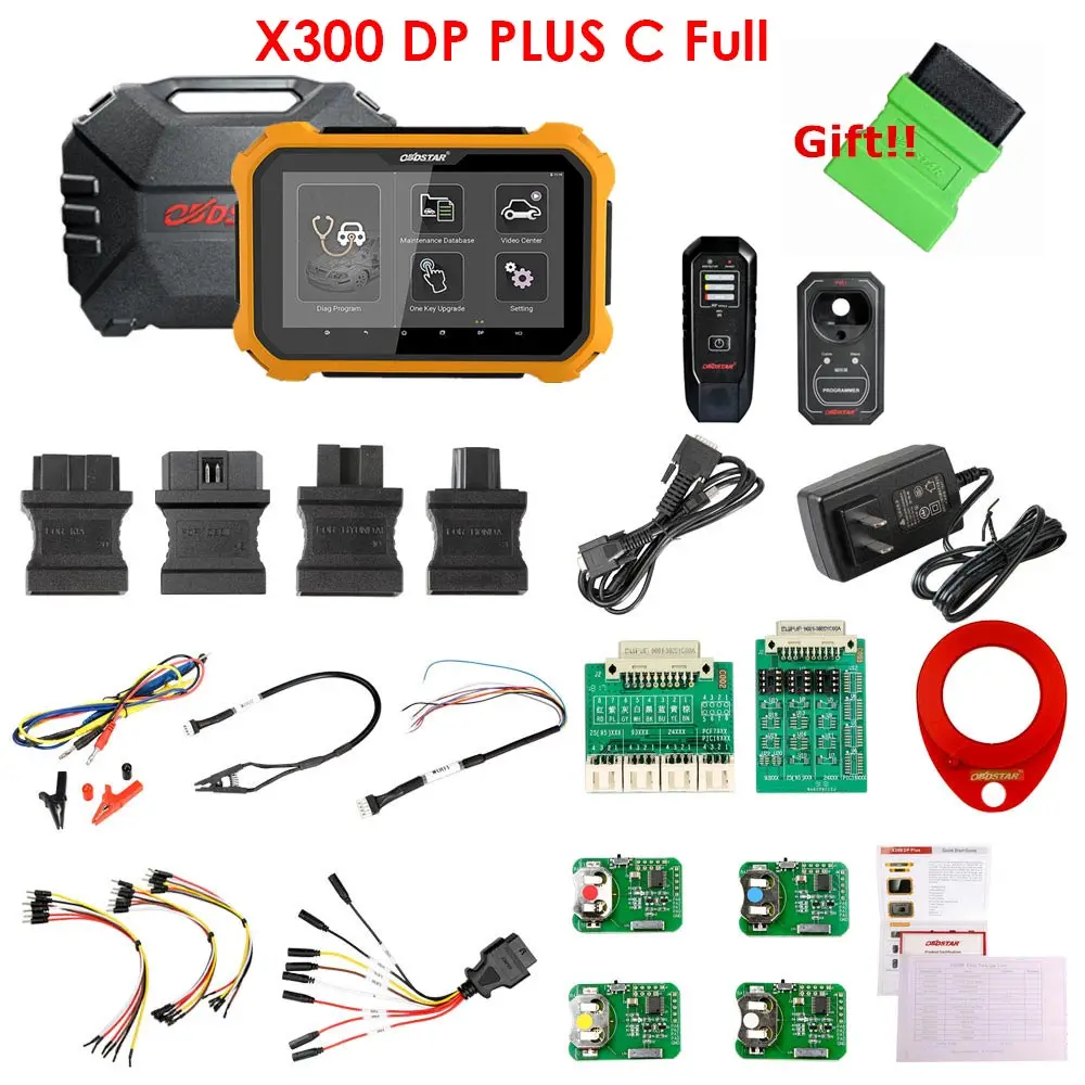 Obdstar X300 DP Plus X300DP автоматический ключ программист контактный Код коррекция одометра EEPROM для умный ключ для Тойоты с P001 программист - Цвет: X300 DP PLUS C