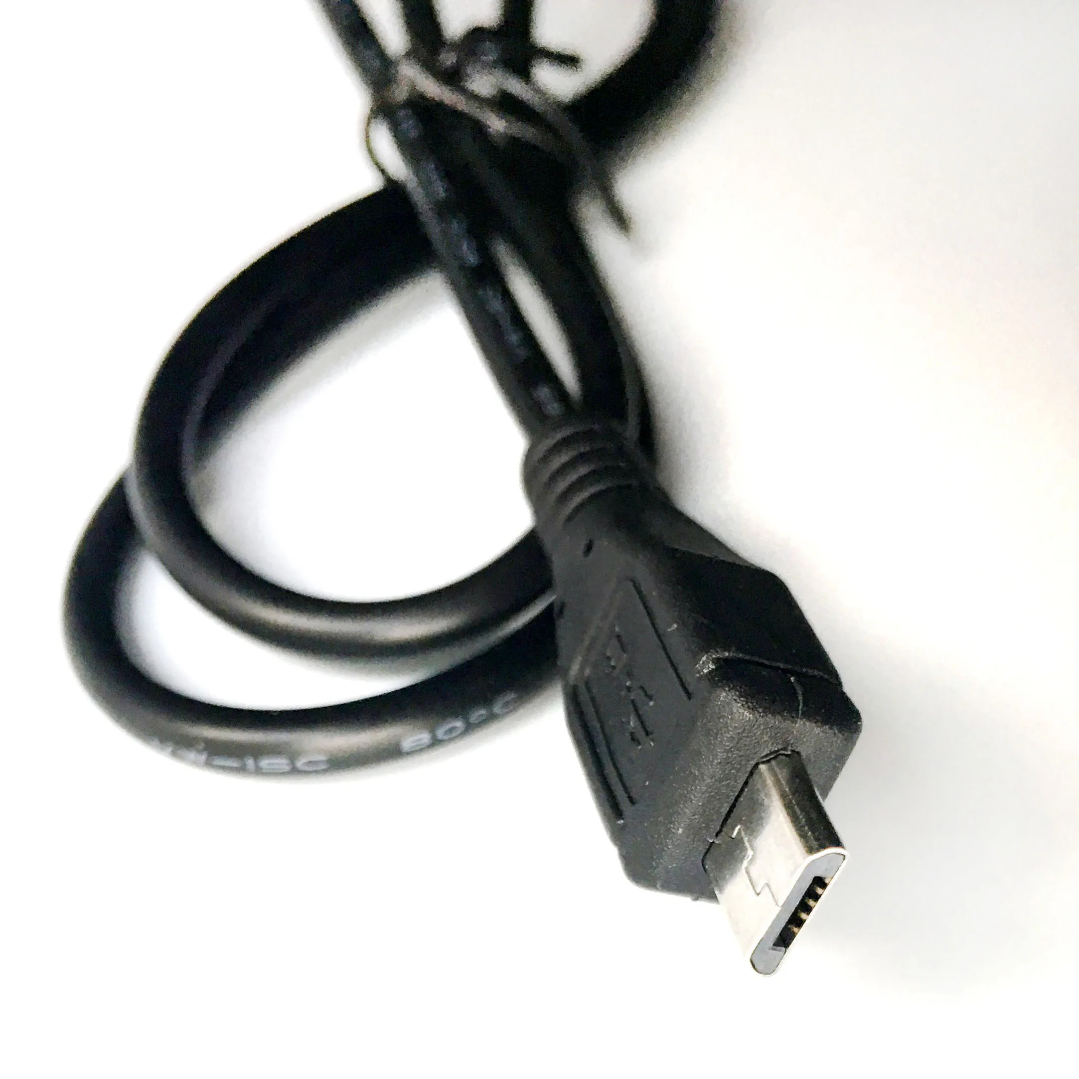 15 шт. высококачественный черный штекер micro Usb 2 провода кабель питания шнур для