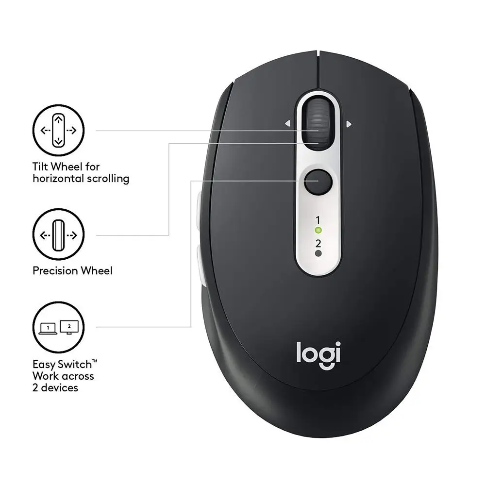 Беспроводная Bluetooth мышь Logitech M590 оптическая Бесшумная компьютерная Компьютерные