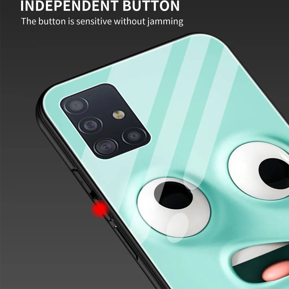 smile phone case for samsung s21 ultra s20 plus case funny face cases samsung s20 fe s10 s22 s9 s8 s7 note 20 10 9 8 cover funda free global shipping