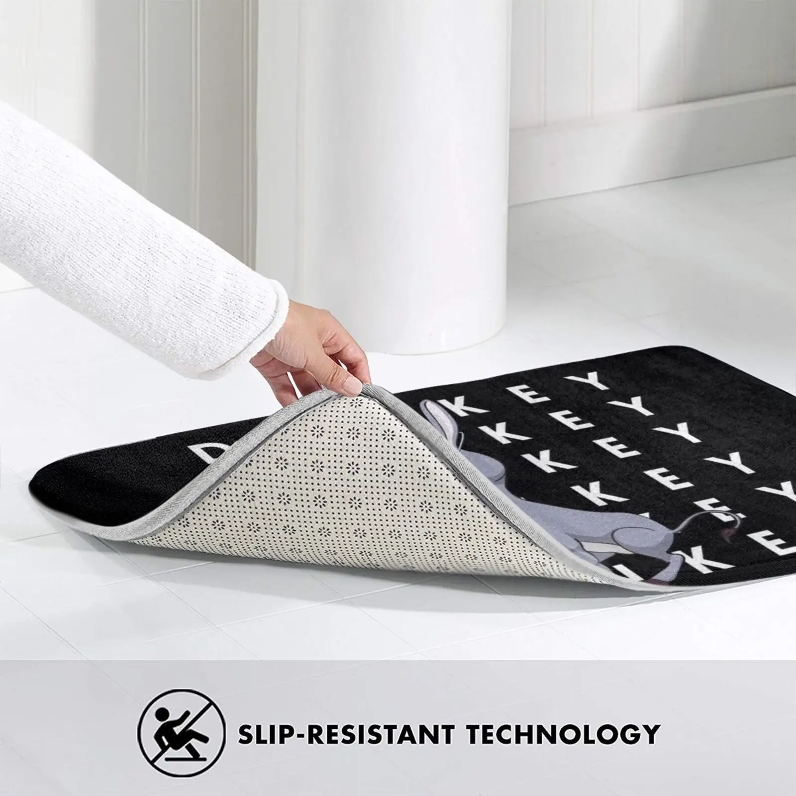 Маска для осла маска подарок домашний коврик дверной прорезыватель нескользящий