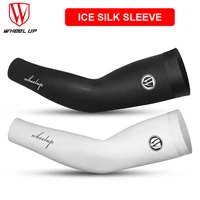 ice silk cycling sleeves breathable arm warmers for outdoor sports running basketball bike uv protection sunscreen bands summer