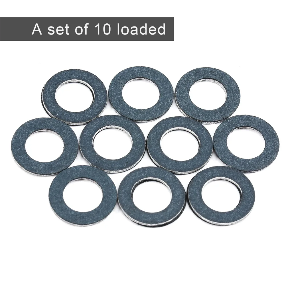 Уникальный Прочный 10 шт./компл. масляный дренаж двигателя раздавить шайба