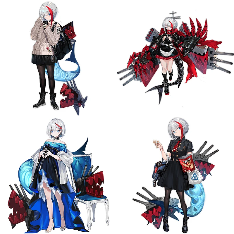 

Аниме наклейки для автомобиля, велосипеда, мотоцикла, ноутбука Three Ratels CYX15