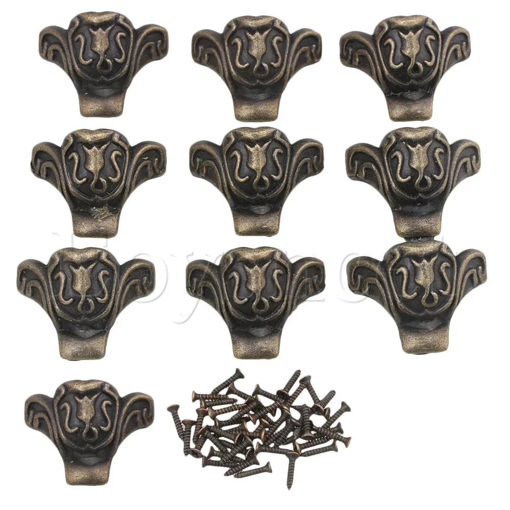 10 шт Brone античные ноги протектор стол декоративный цинковый сплав | Обустройство