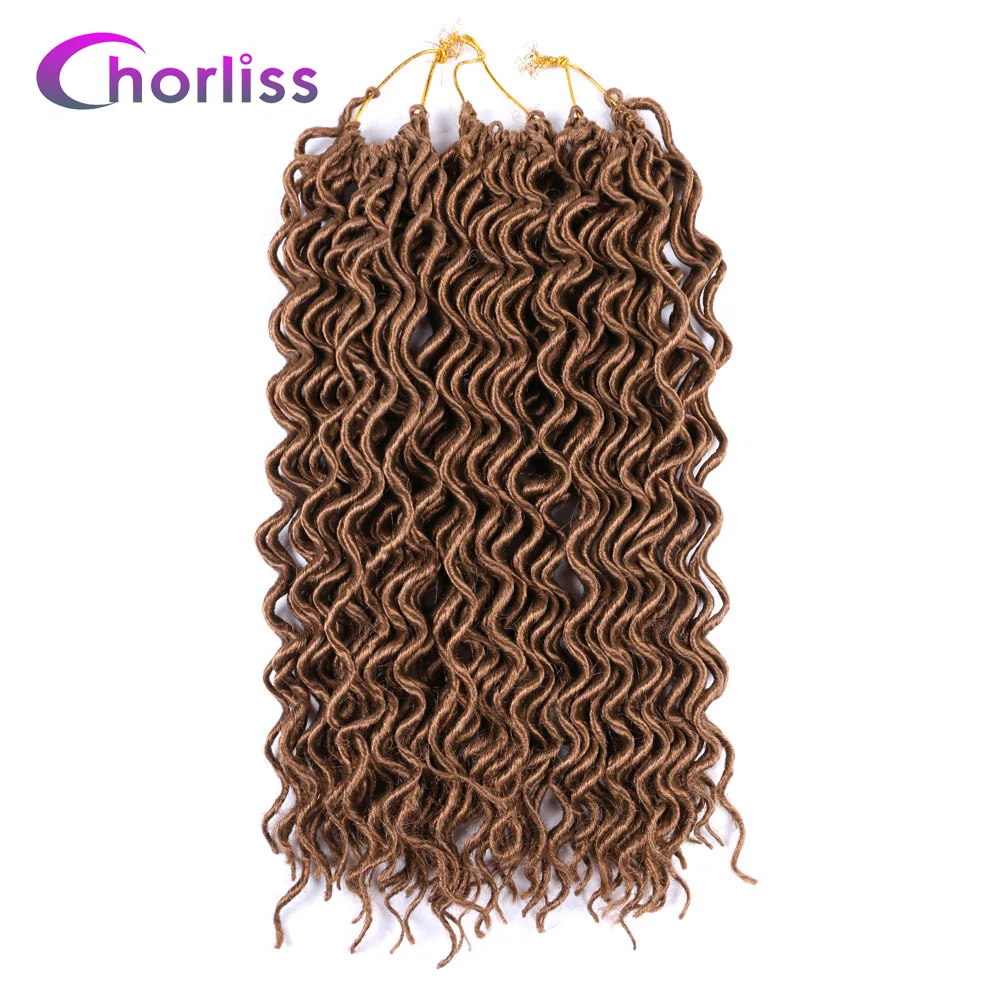 Ombre Синтетические Искусственные локоны в стиле Crochet косички волосы Chorliss
