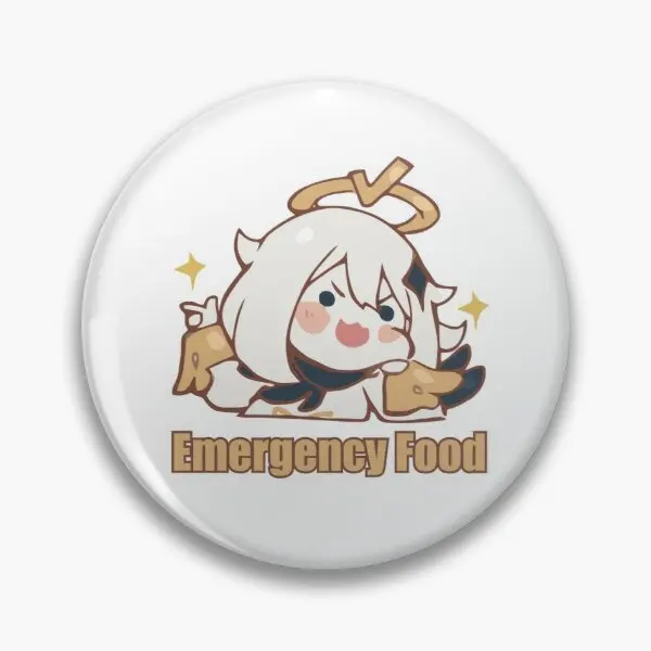 

Paimon Genshin Impact Emergency Impact Customizable Soft Button Pin Collar Cartoon Gift Funny Women Cute Brooch Metal Jewelry
