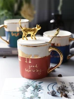nordic fashion ceramic mugs aesthetic home creativity luxury mugs coffee couple christmas minimalist canecas mug bc50mkb