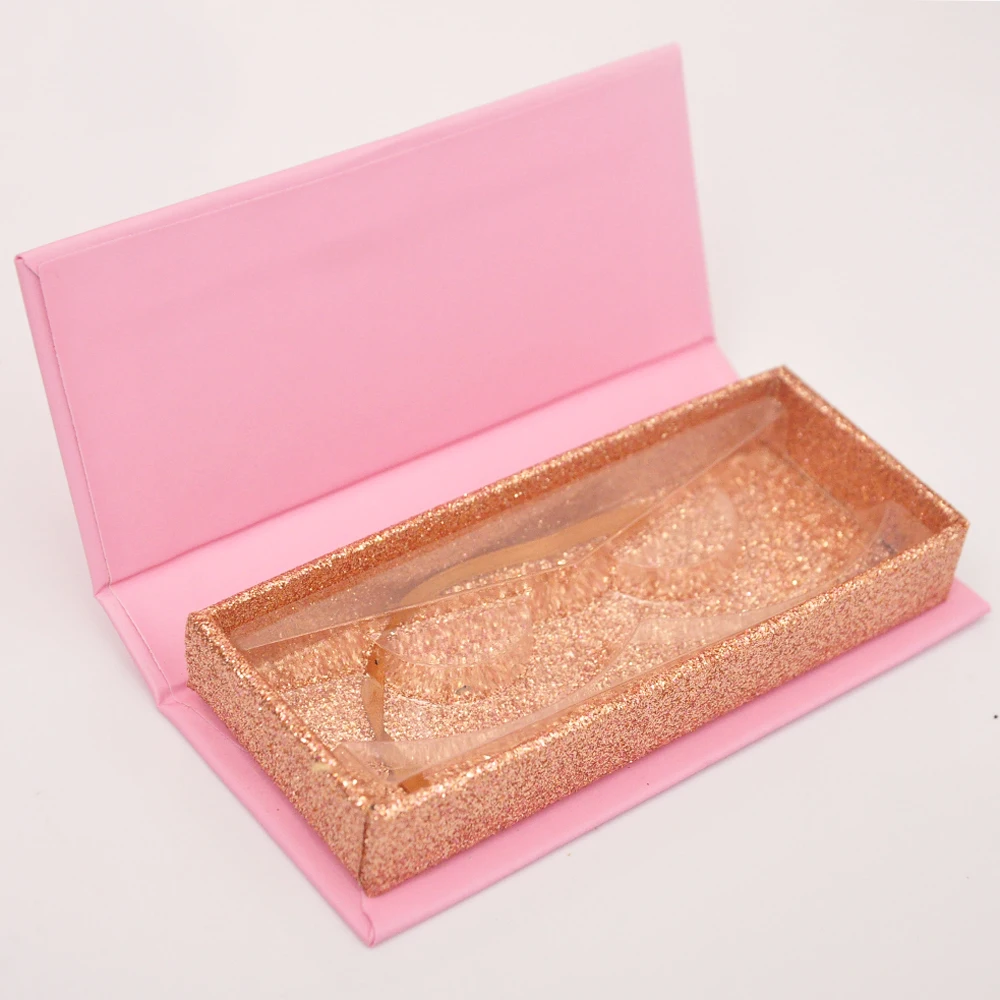 

wholesale false eyelash packaging box lash boxes packaging custom logo 3d mink lashes faux cils rectangle pink case bulk vendors