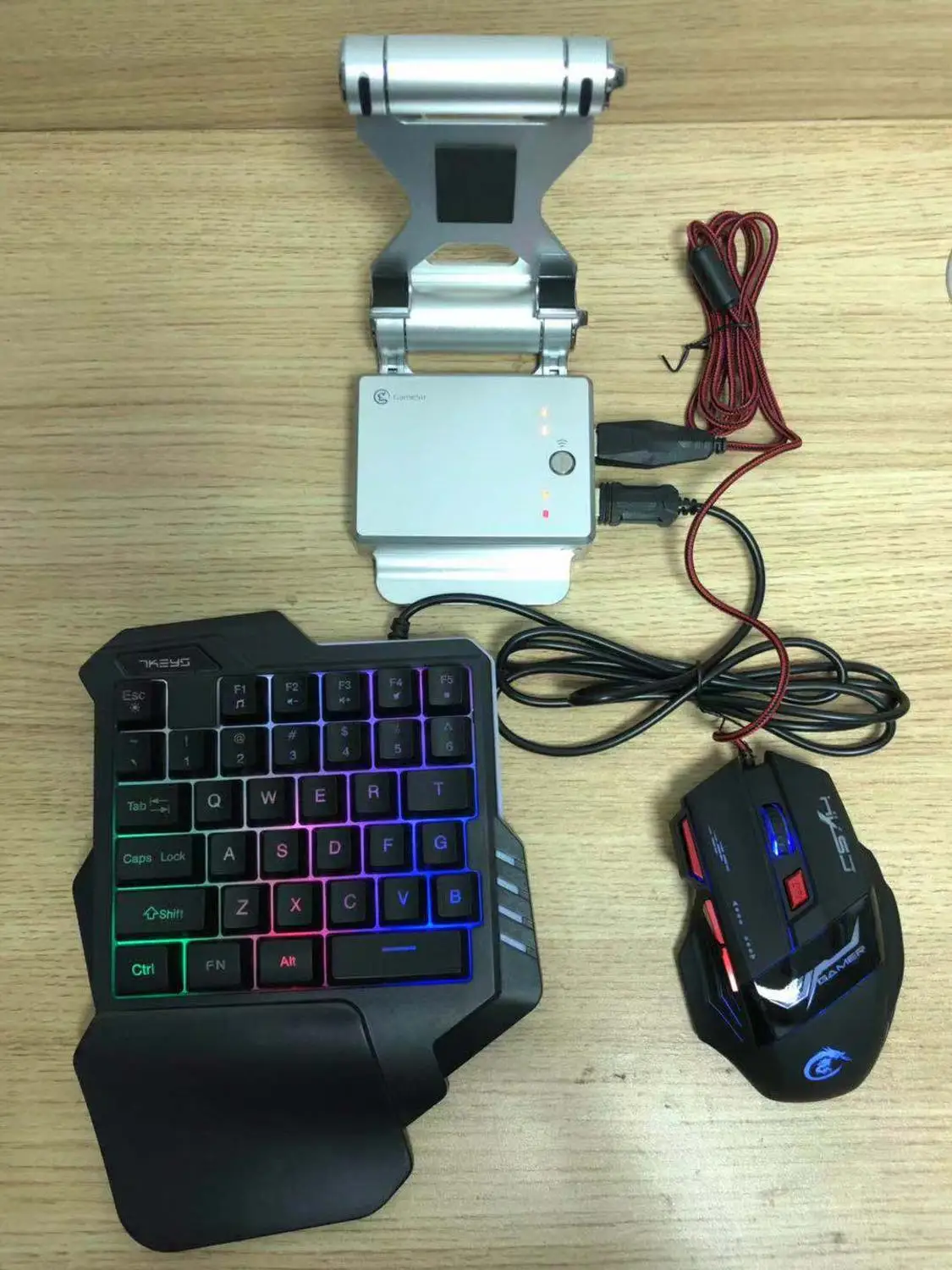 X1 ad keyboard mouse GameSir X1 BattleDock конвертер Стенд док-станция для AoV, мобильные легенды, FPS игры с G30 проводной игровой клавиатуры добавить мышь HXSJ H100 - Цвет: X1 ad keyboard mouse