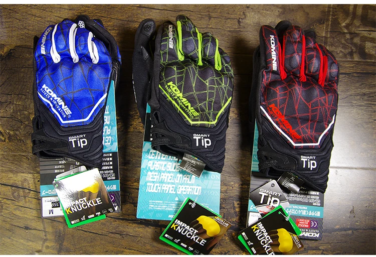 Оптовая продажа новые Мотоциклетные Перчатки KOMINE GK191 дышащие сухие кожаные