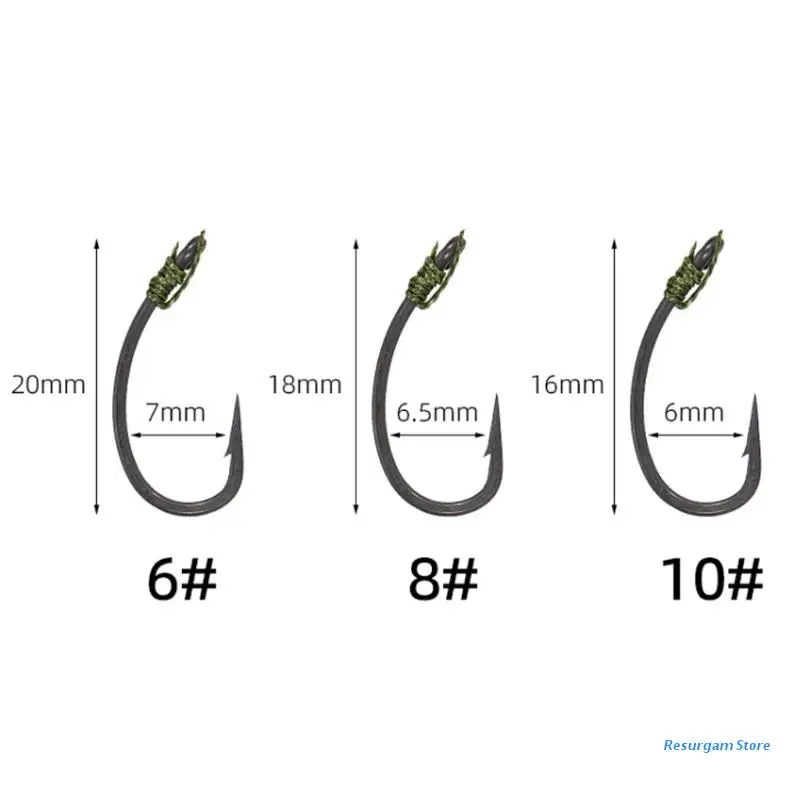 Набор рыболовных приманок E5BD для ловли карпа изгиб искусственная резьба