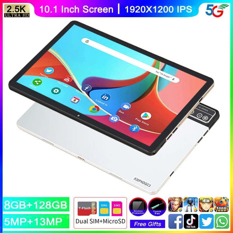 HIgh-Defined New Android 10.0 4G LTE phone call 8+128GB Storage 5G WIFI 1920*1200 IPS Maxpad IPAD Laptop Google Play Tablet PC