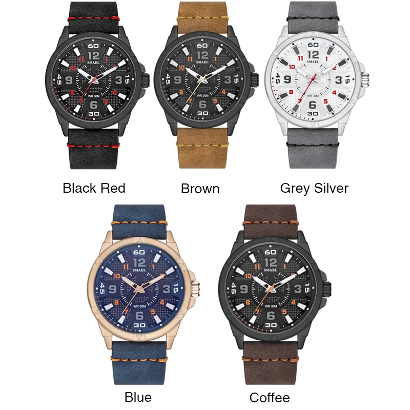 SMAEL модные мужские часы военные спортивные лучший бренд Роскошные