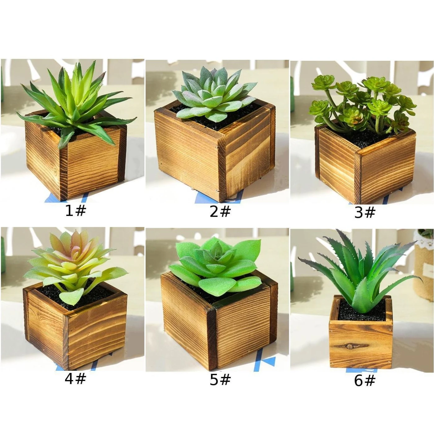 Искусственные суккуленты фальшивый кактус горшечные растения DIY домашний сад
