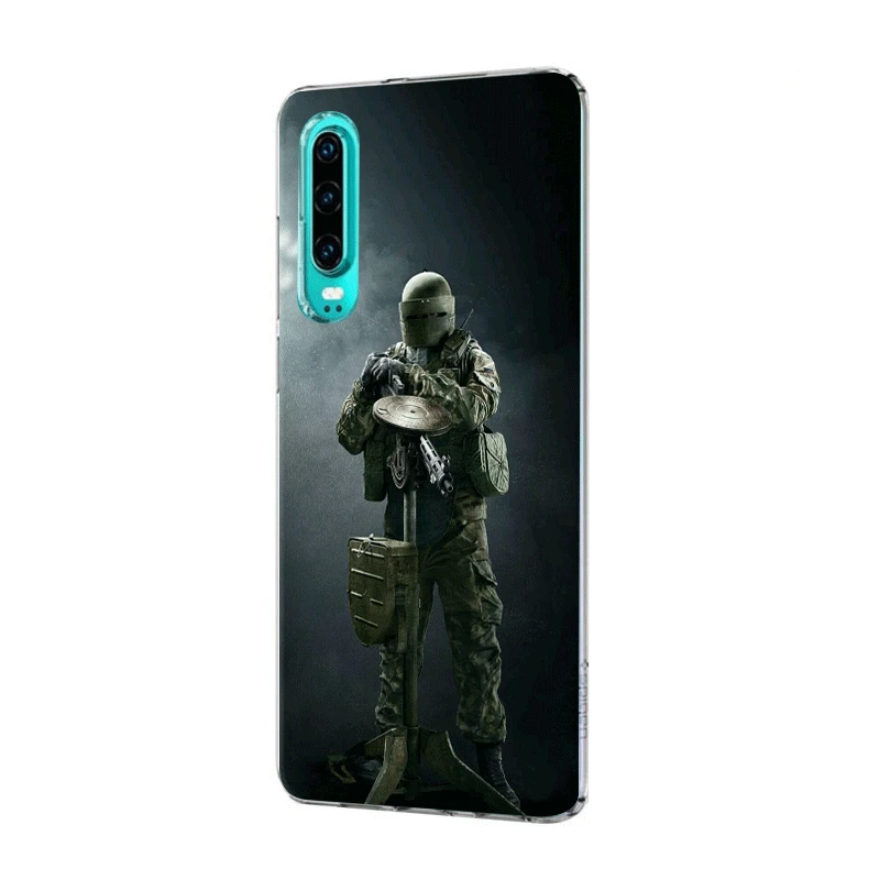 Mobile Phone Case For P Smart Z Plus P30 P20 P10 P9 P8 Lite Pro Hard Cover Rainbow Six Siege Operation Black Ice Shell | Мобильные