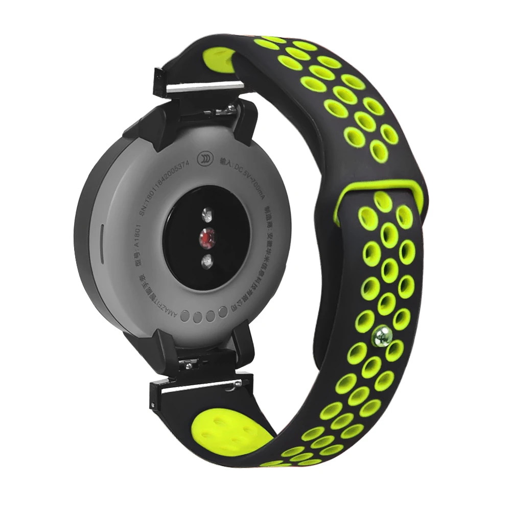 Силиконовый сменный ремешок для часов Amazfit Verge двухцветные аксессуары Xiaomi Huami 3 |