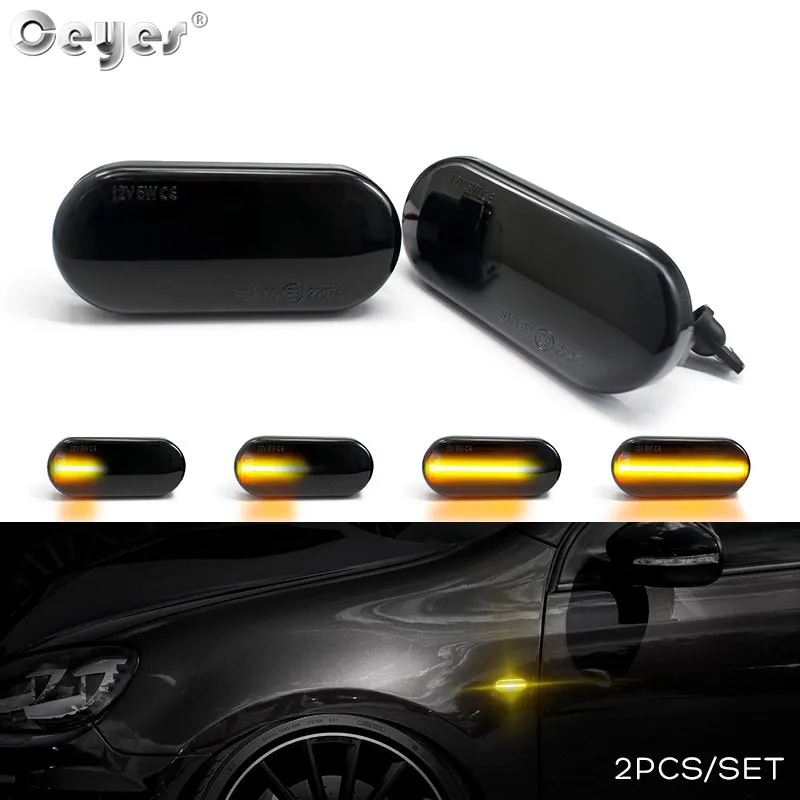 Ceyes 2 шт. автомобильные DRL светодиодные полосы динамические боковые габаритные