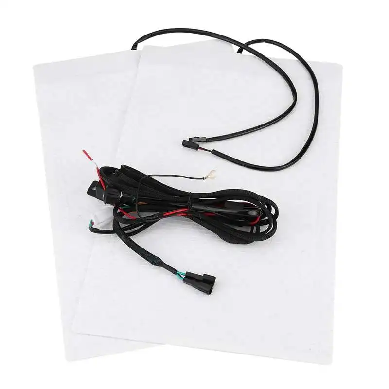 Универсальный Комплект подушек для автомобиля из углеродного волокна с круглым