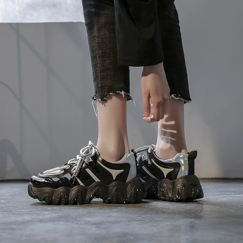 Spring New Women Running Shoes Chunky Wild Sneakers Casual Platform Female Fashion Luxury Designers Woman | Спорт и развлечения