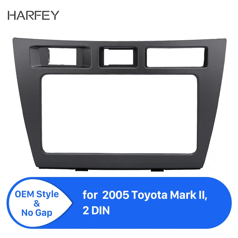 Панель Harfey аудиоплеер отделка для 2005 Toyota Mark II комплект стереоприборной панели