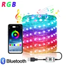 USB умная светодиодная гирлянда на рождественскую елку, сказочное освещение, Bluetooth гирлянда, украшение, гирлянда, сказосветильник на новый год 2021, для дома и свадьбы