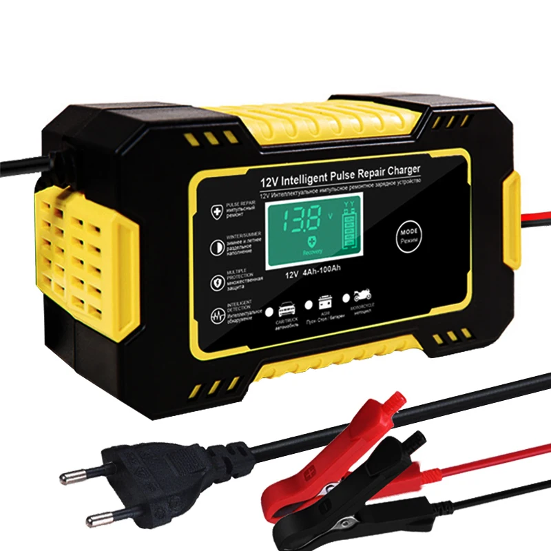 12 В 6 А умное автомобильное зарядное устройство для мотоцикла свинцово-Кислотное