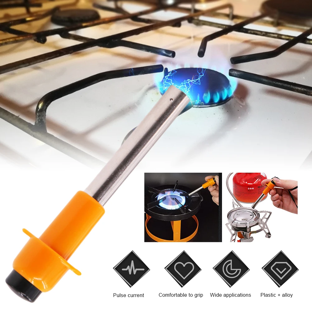 

Pulse Ignition Kitchen Outdoor BBQ Stove Piezo Electric Igniter Portable Lighter Device Camping Essential and useful tools
