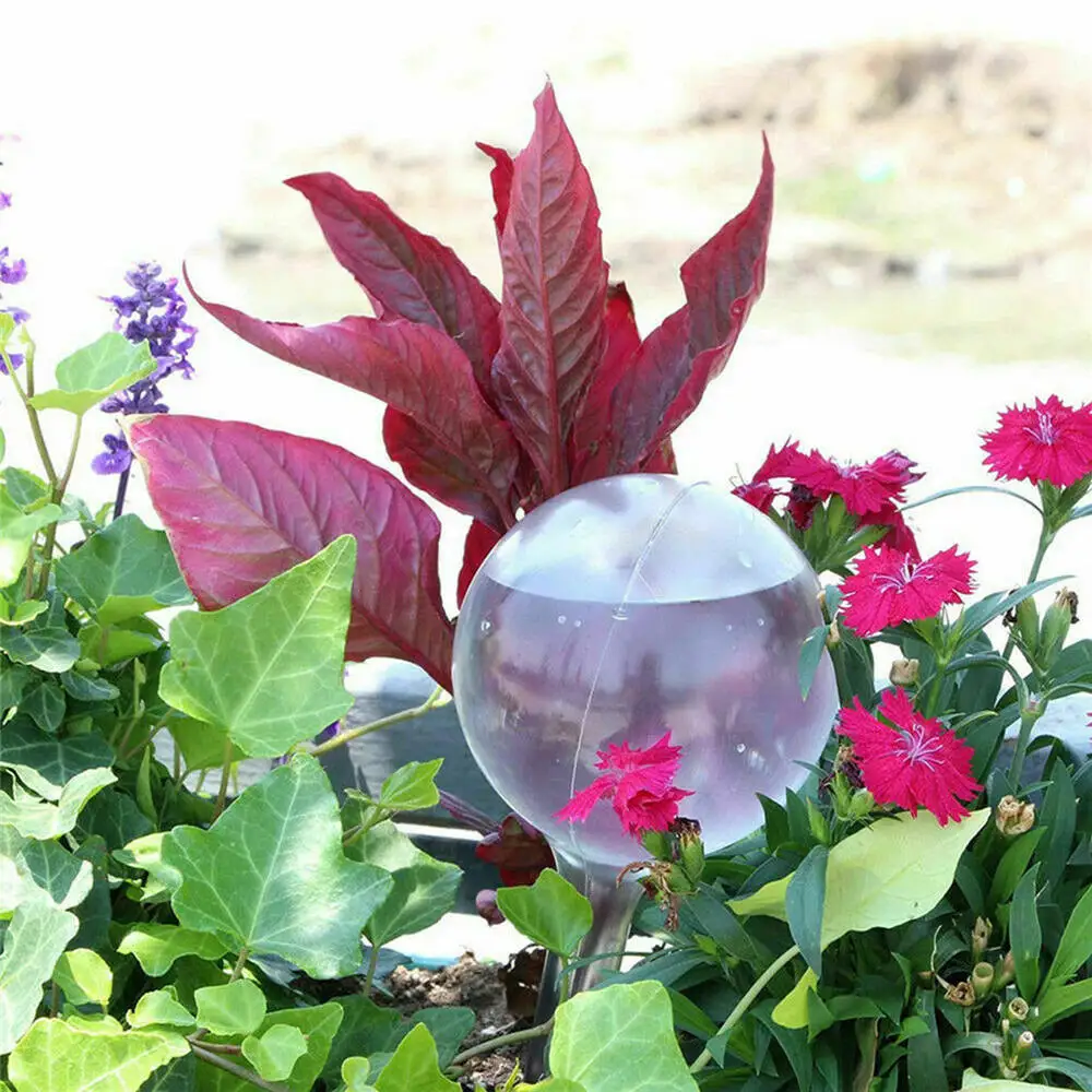 

5pcs Flowers Water Feeder Automatic Self Watering Plastic PVC Ball Plant Flowers Water Feeder Indoor Outdoor Watering Cans