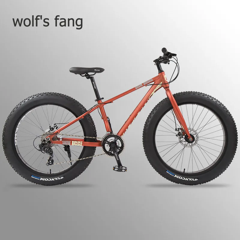 Горный велосипед wolf's fang, 24 скорости, 26 полных велосипедов, дорожный велосипед, алюминиевый сплав, резиновые мужские велосипеды