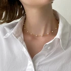 Женское Ожерелье-чокер с жемчужинами, на шею
