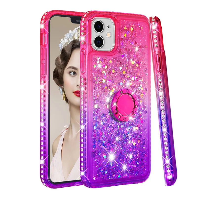 Роскошные Стразы с блестками перстень украшенный бриллиантами держатель