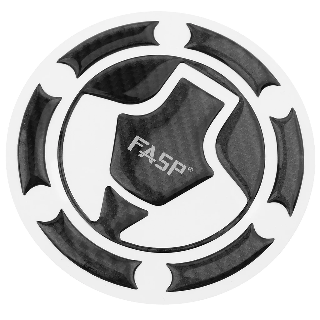 

Carbon Fiber Fuel Gas Cap Cover Pad Sticker Decal Durability for Kawasaki Ninja Z250 Z300 14-18