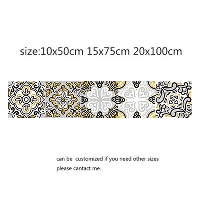 Ретро Арабский стиль плитки стикер водонепроницаемый самоклеющиеся обои мебель