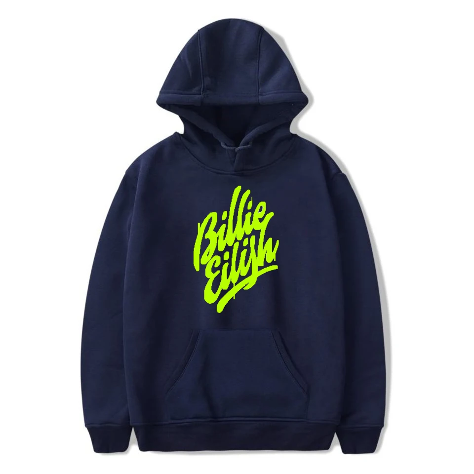 Уличная одежда Billie Eilish, толстовка с капюшоном, Мужская зимняя Толстовка с длинным рукавом в стиле Харадзюку, Повседневная Мягкая Белая простая Толстовка в стиле хип-хоп