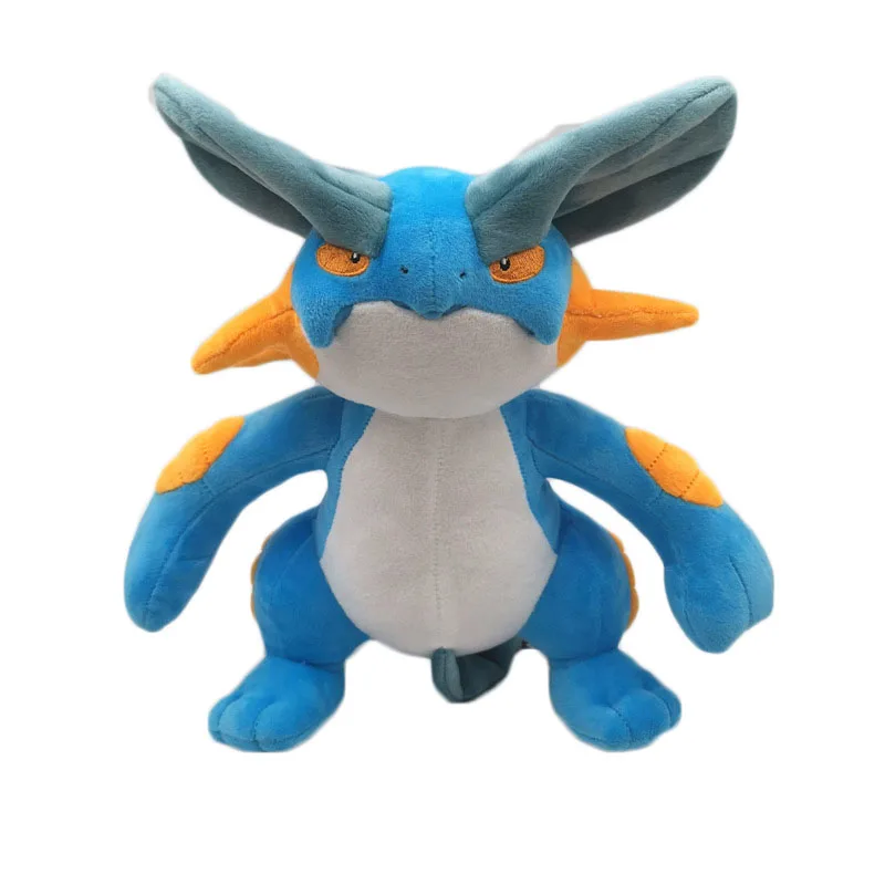 2 30 см Мультфильм Аниме Кукла Mudkip Swampert MEGA-Swampert Мягкие плюшевые игрушки милые Покемоны плюшевые игрушки подарки для детей - Цвет: 2
