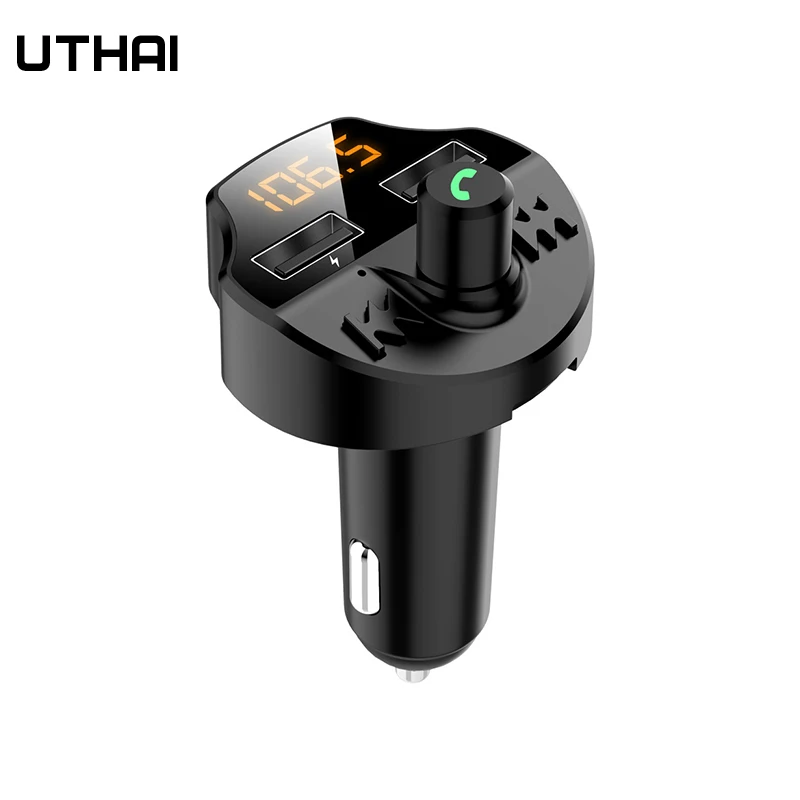 Автомобильный FM-передатчик модулятор 3 1 А USB-разъем Bluetooth беспроводной MP3-плеер