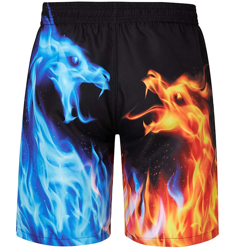 

Men's Swim Trunks Quick Dry Board Shorts Beach Holiday Bathing Suit Print Swimwear