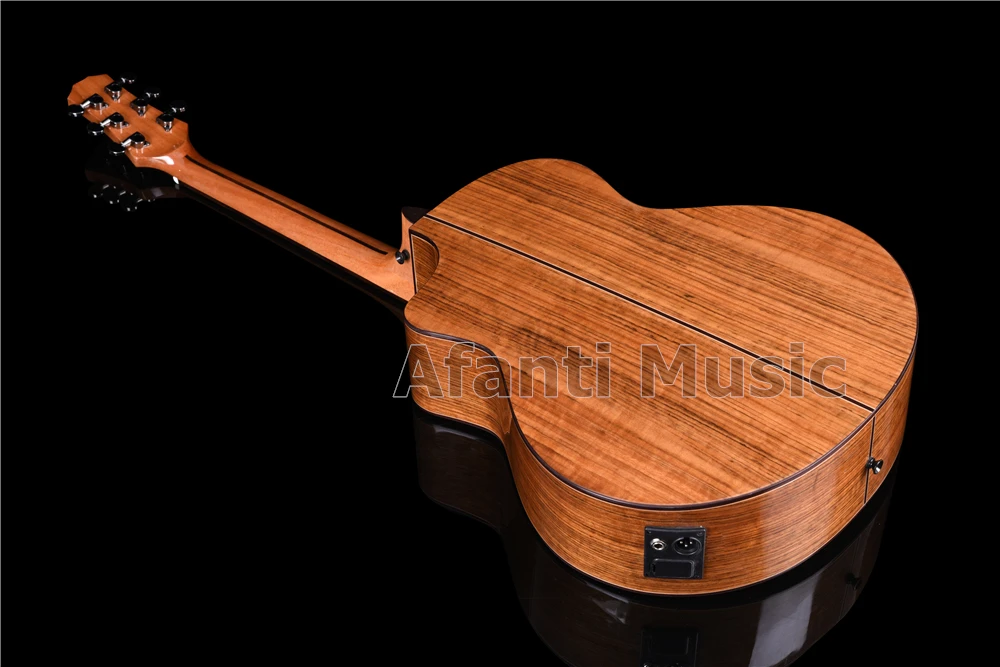 41 дюймов елового Топ Акустическая гитара/грецкого ореха с задним и передним по