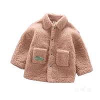 new winter baby girls clothes fashion children boys cartoon thick warm jacket one piece toddler casual clothing kids hd03